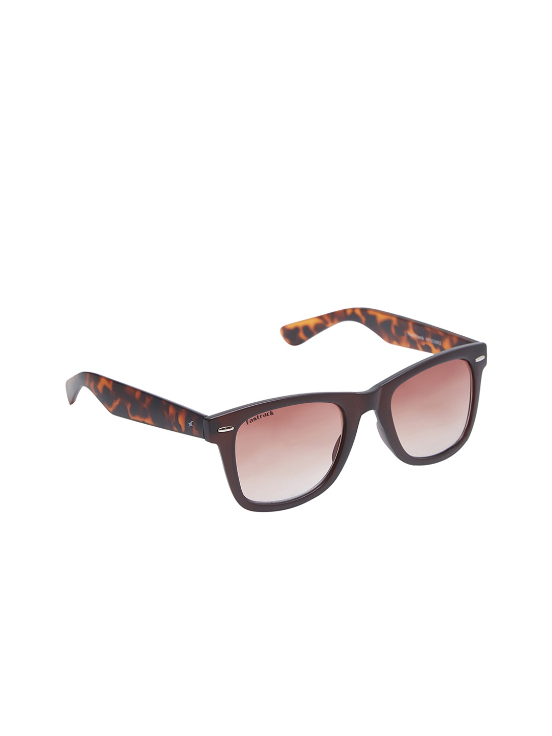 

Fastrack Men UV Protected Wayfarer Sunglasses P302BR2, Brown