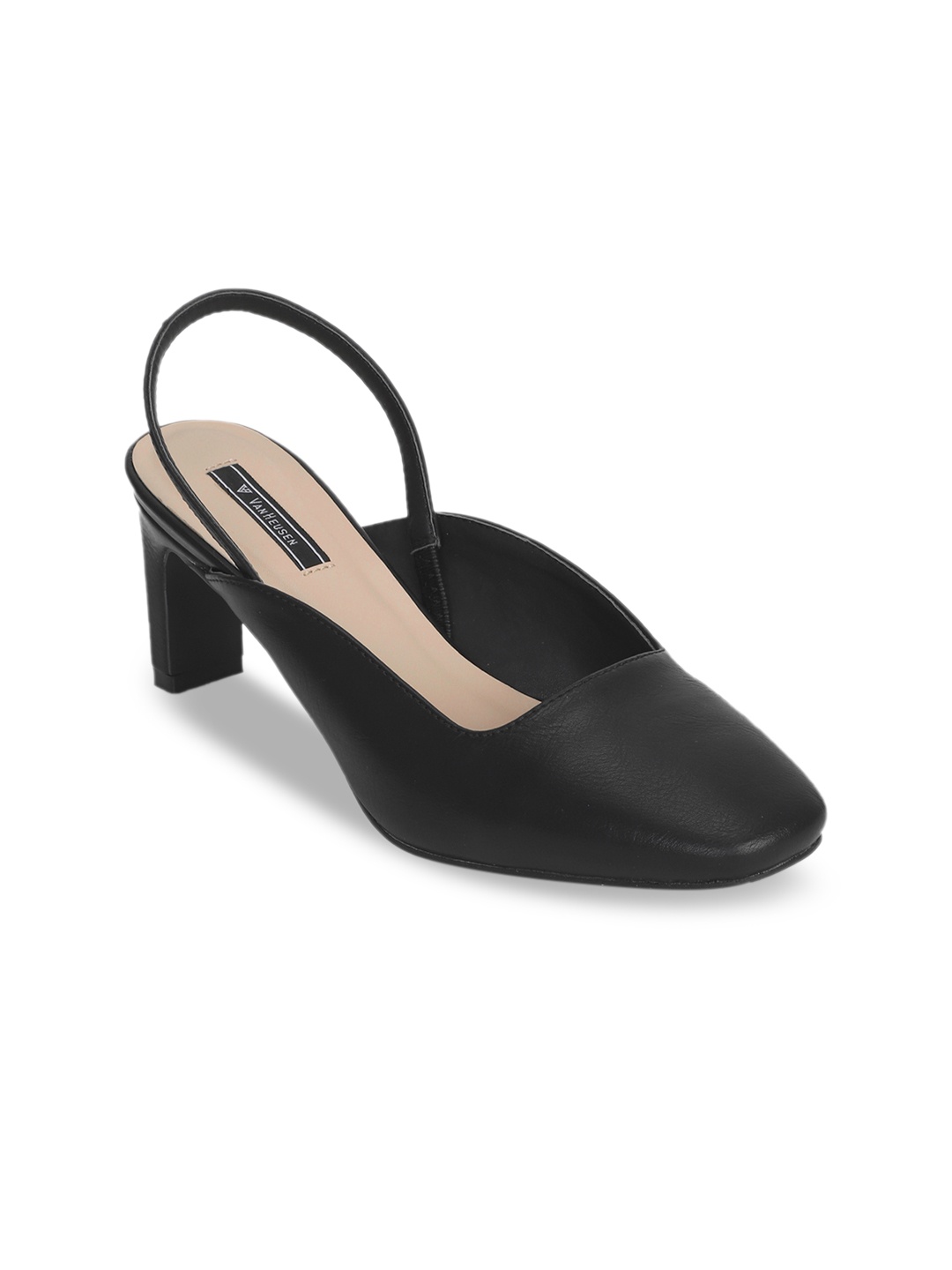 

Van Heusen Woman Black Solid Pumps
