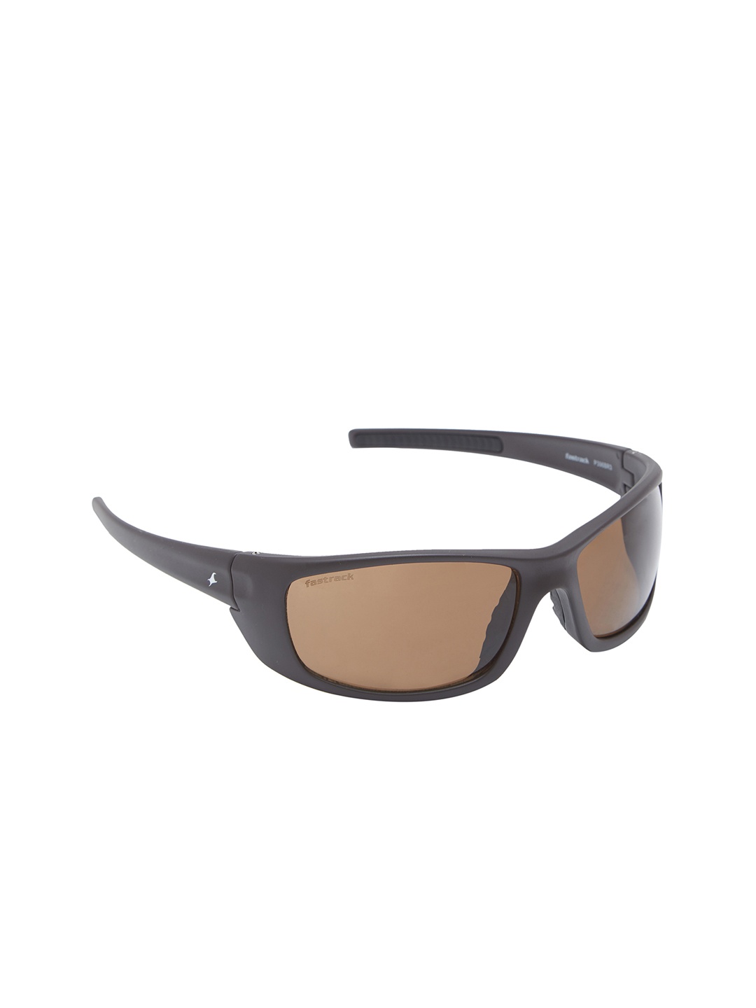 

Fastrack Men Sports Sunglasses P396BR3, Brown