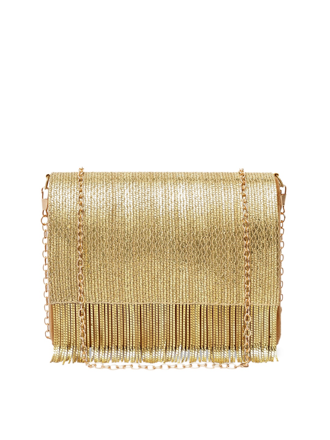 

DUGRISTYLE Gold-Toned Embellished Clutch