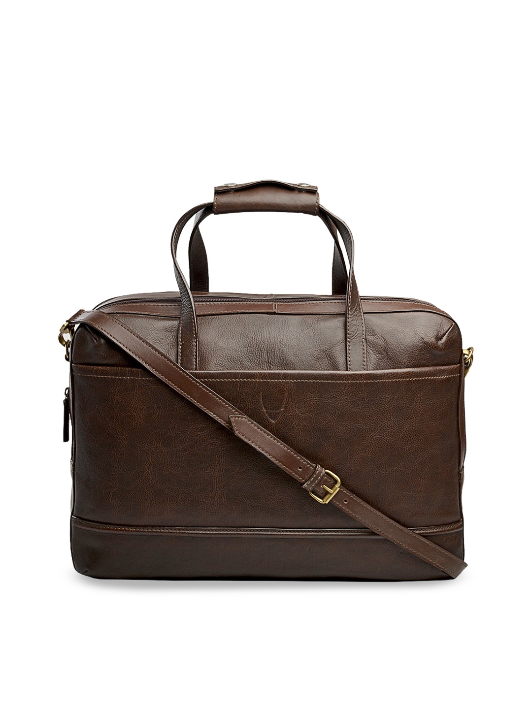 

Hidesign Men Brown Solid Laptop Bag