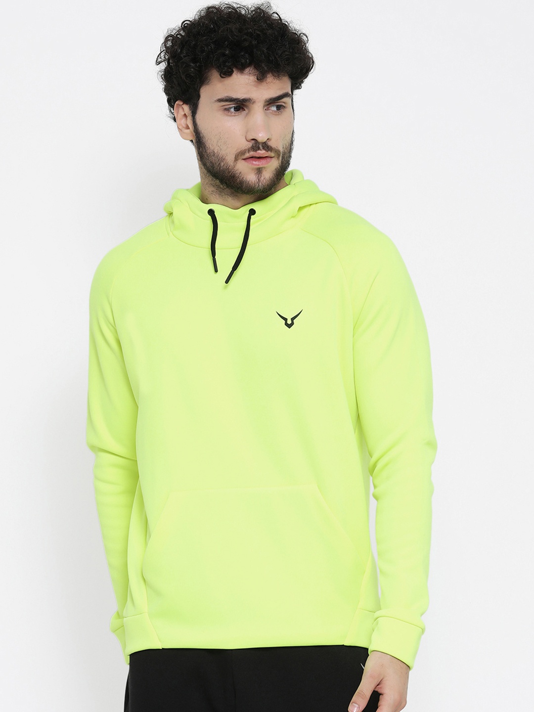 

Invincible Men Box Fleece Hoody, Fluorescent green