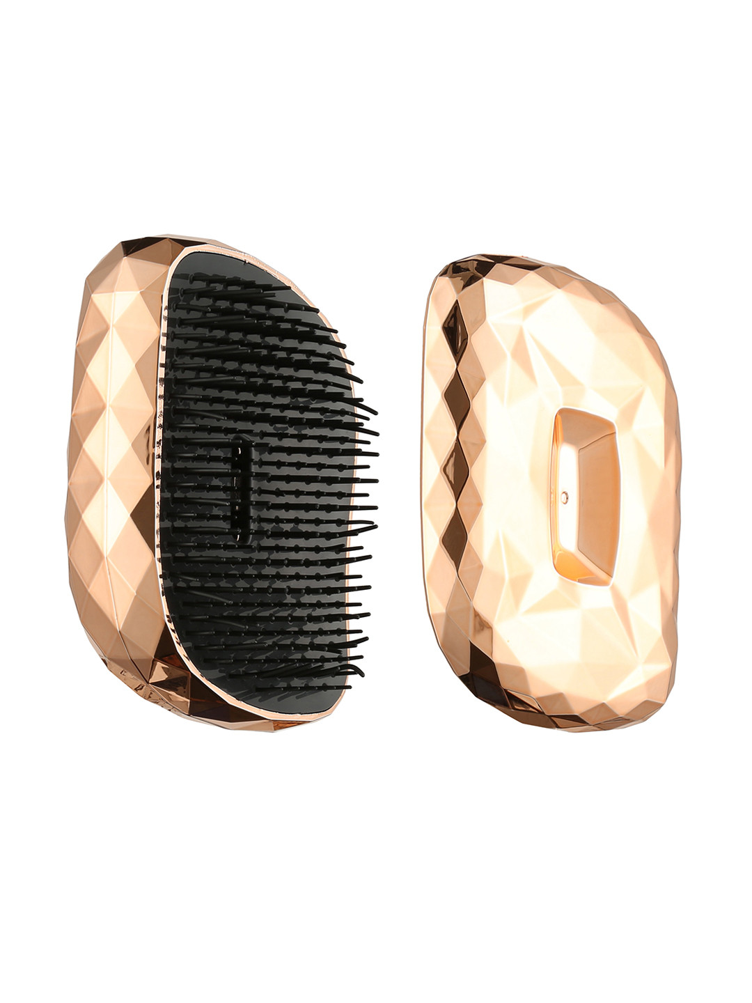 

Rozia Unisex Copper-Toned Textured De-Tangling Hair Brush & Comb