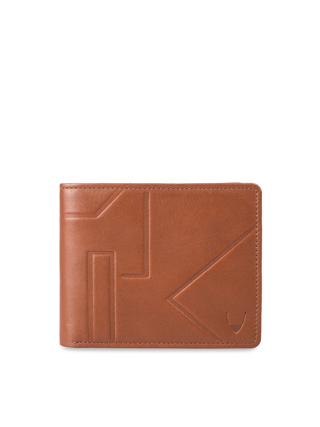 

Hidesign Men Tan Brown Solid Leather Two Fold Wallet