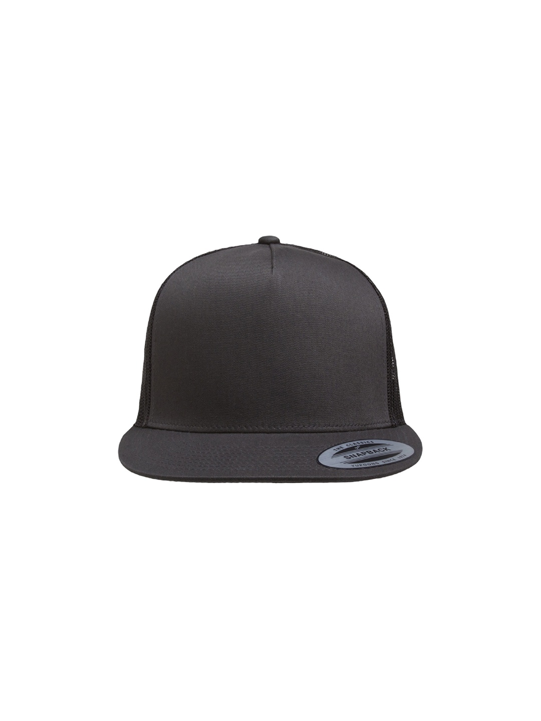 

FLEXFIT Unisex Black Yupoong Trucker YP Classics Snapback Cap