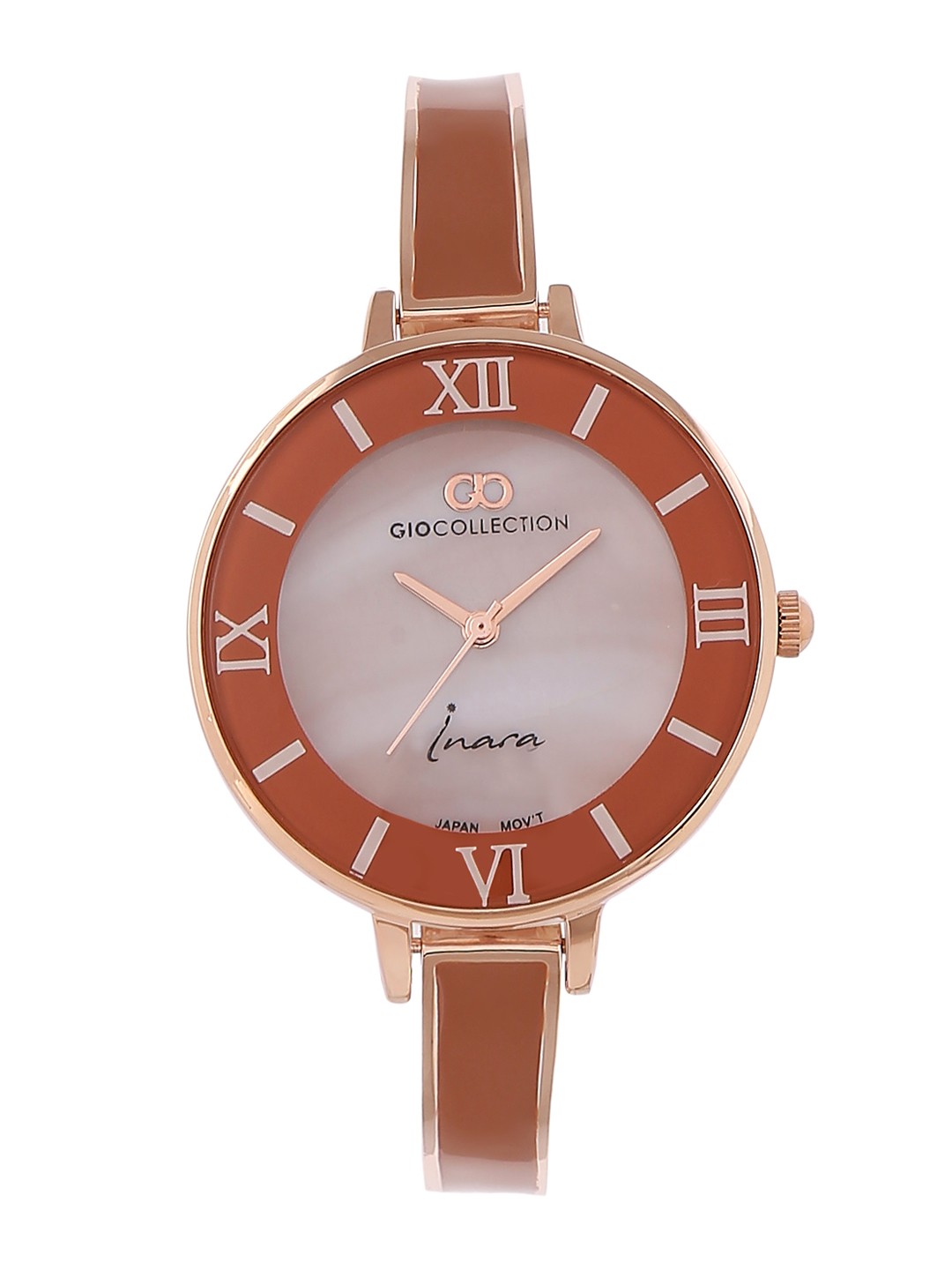 

GIO COLLECTION Women Brown Analogue Watch