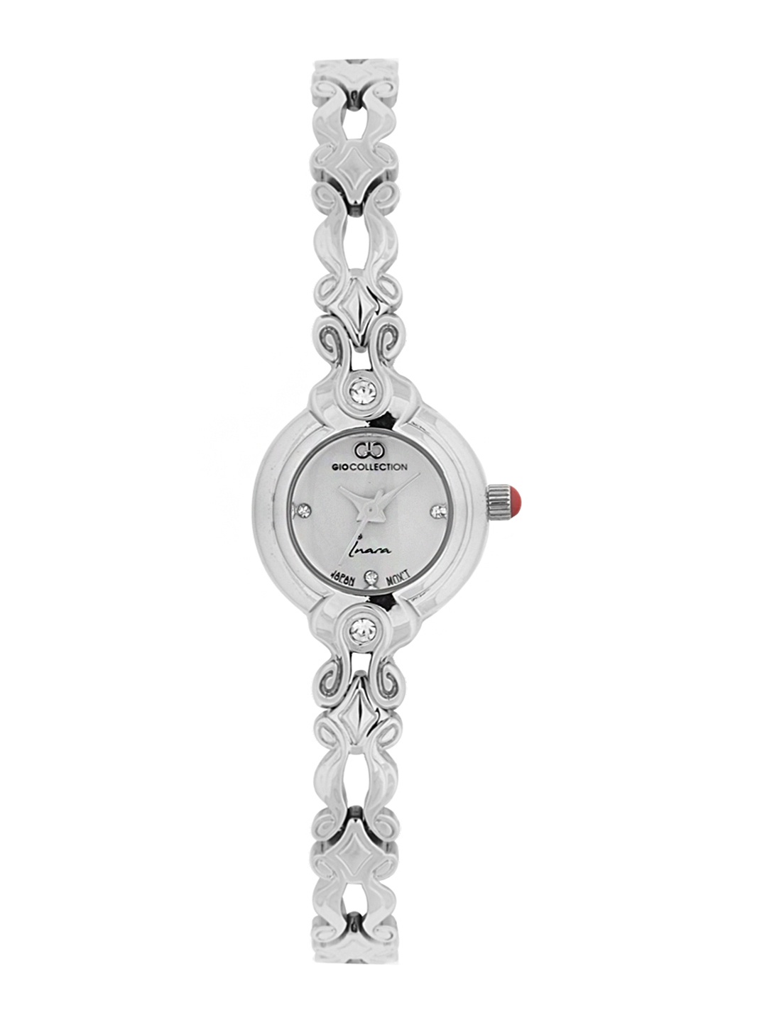 

GIO COLLECTION Women Silver-Toned Analogue Watch G2132-11