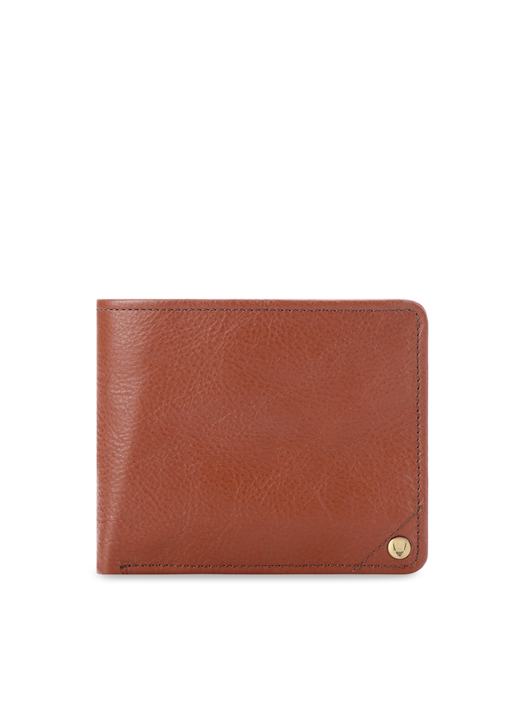 

Hidesign Men Brown Solid Leather Two Fold Wallet
