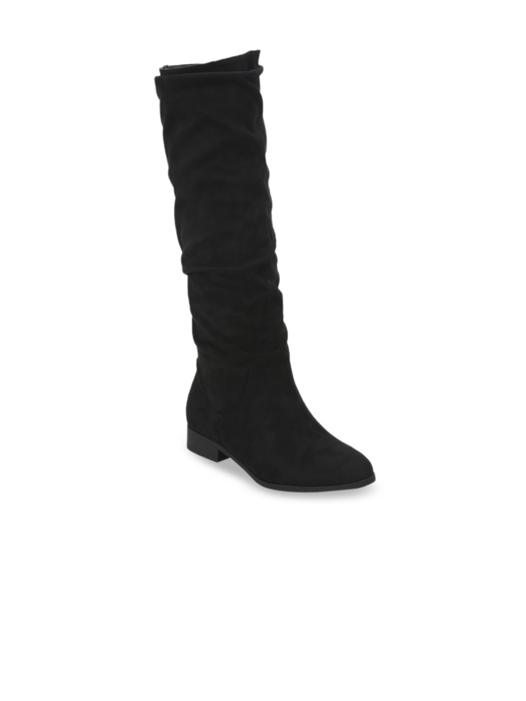 

Truffle Collection Women Black Solid High-Top Heeled Boots