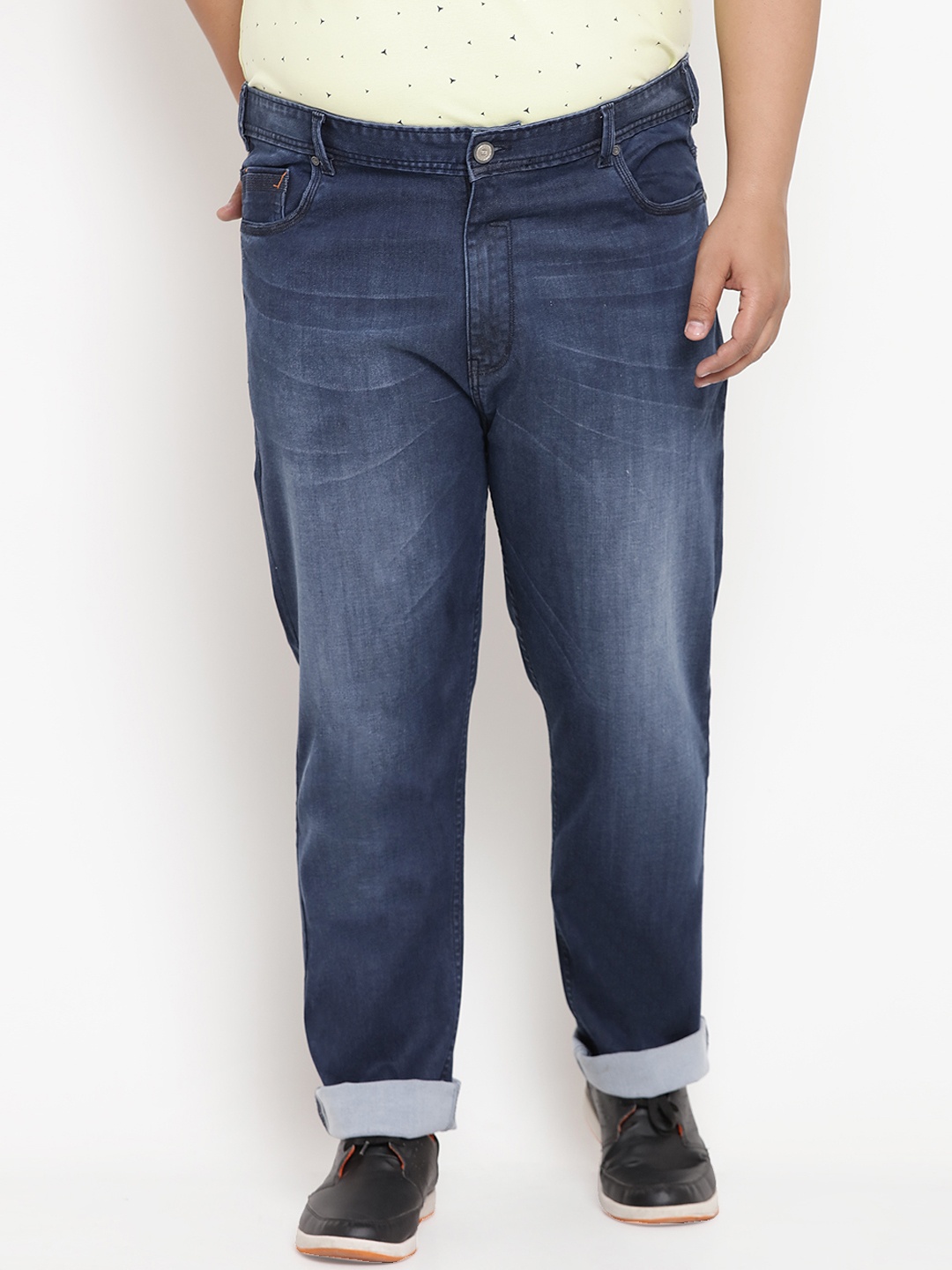 

Dais Men Blue Regular Fit Mid-Rise Clean Look Stretchable Jeans
