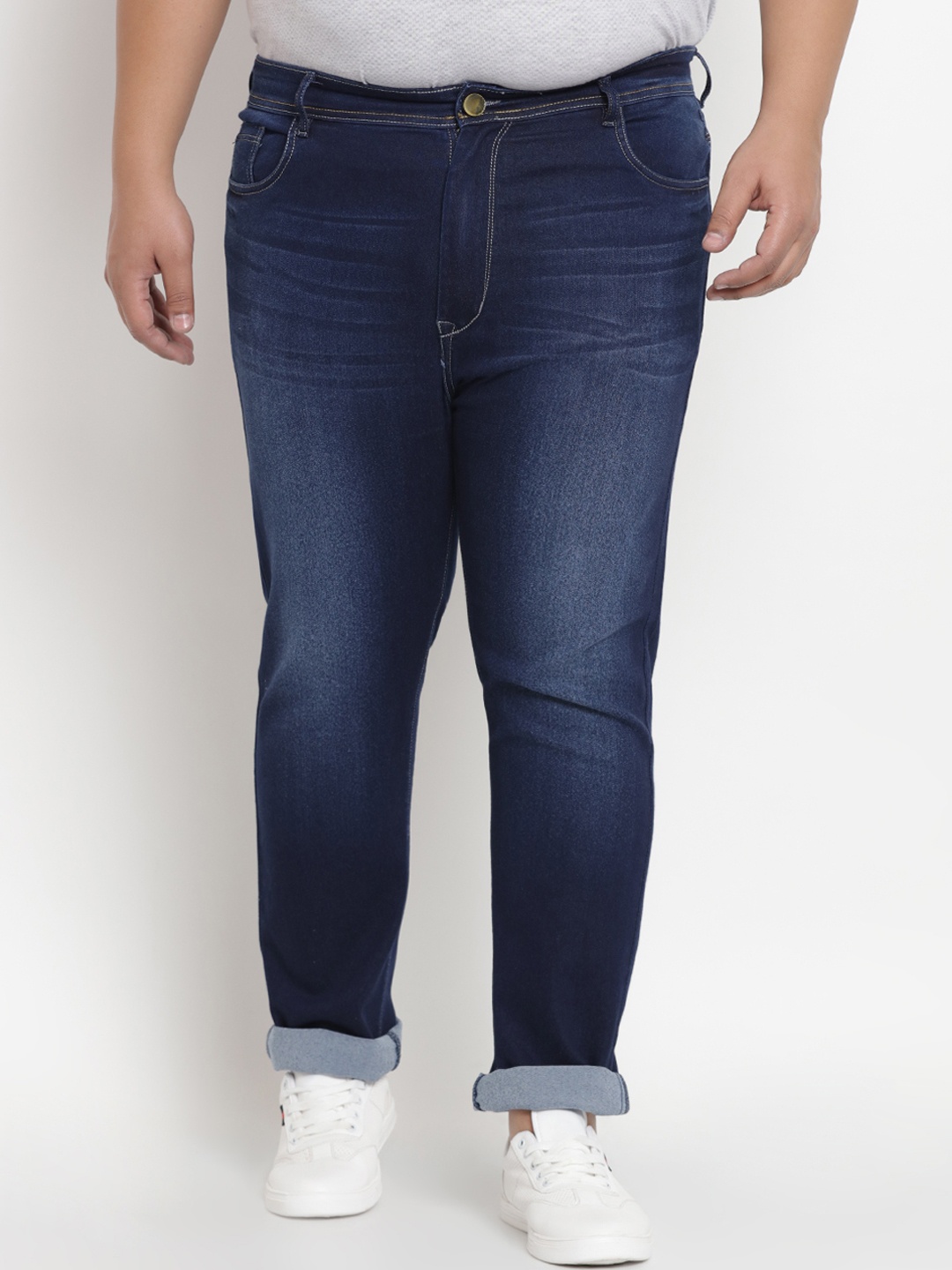 

Dais Men Blue Regular Fit Mid-Rise Clean Look Stretchable Jeans