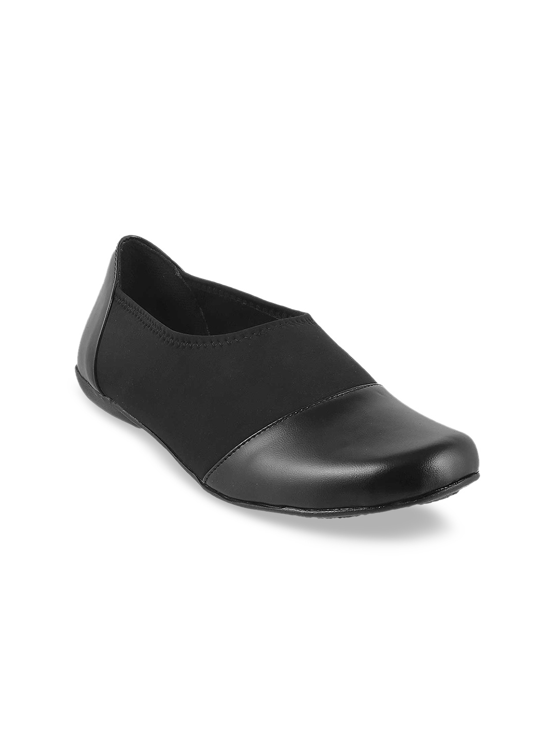 

WALKWAY by Metro Women Black Solid Ballerinas