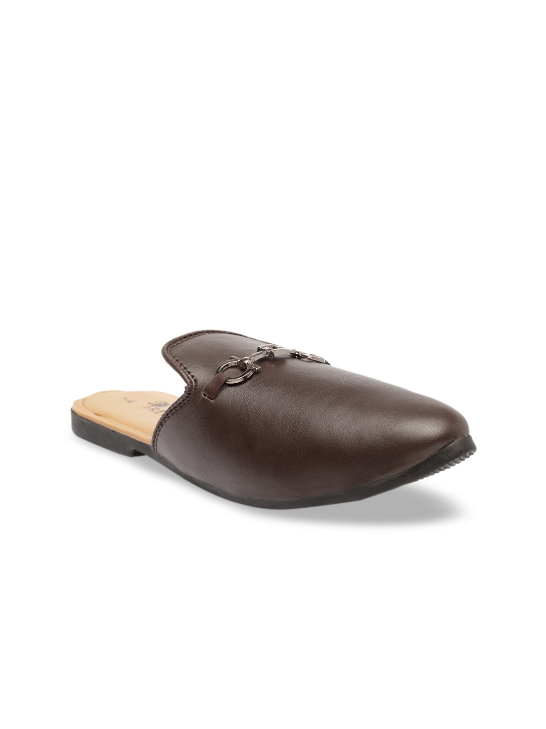 

TREEMODA Men Brown Mules