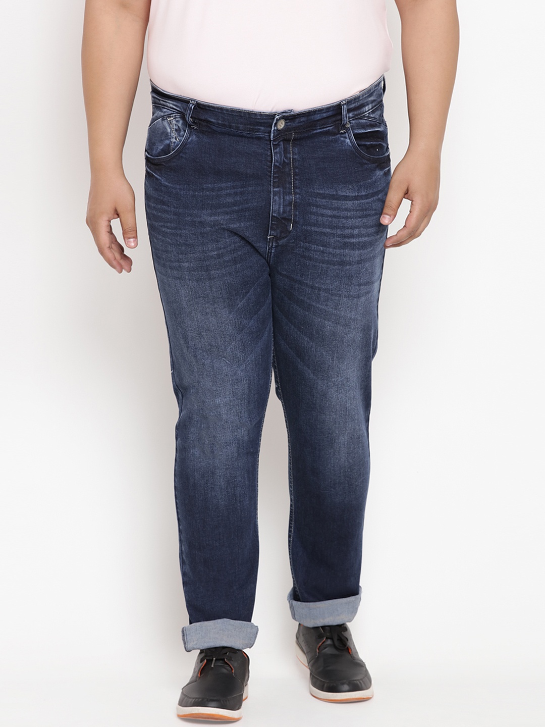 

Dais Men Blue Regular Fit Mid-Rise Clean Look Stretchable Jeans