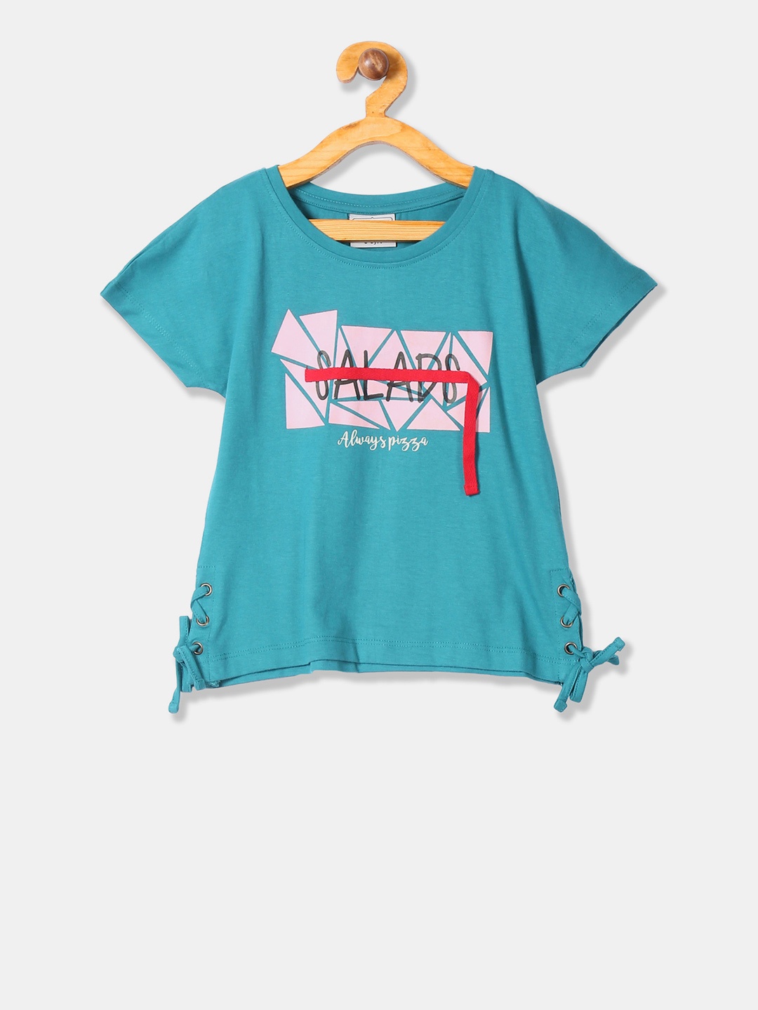 

Cherokee Girls Blue Printed Top