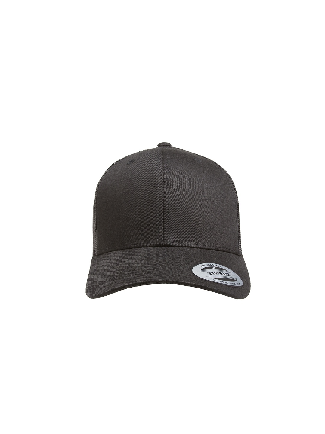 

FLEXFIT Unisex Black Yupoong Trucker YP Classics Snapback Cap
