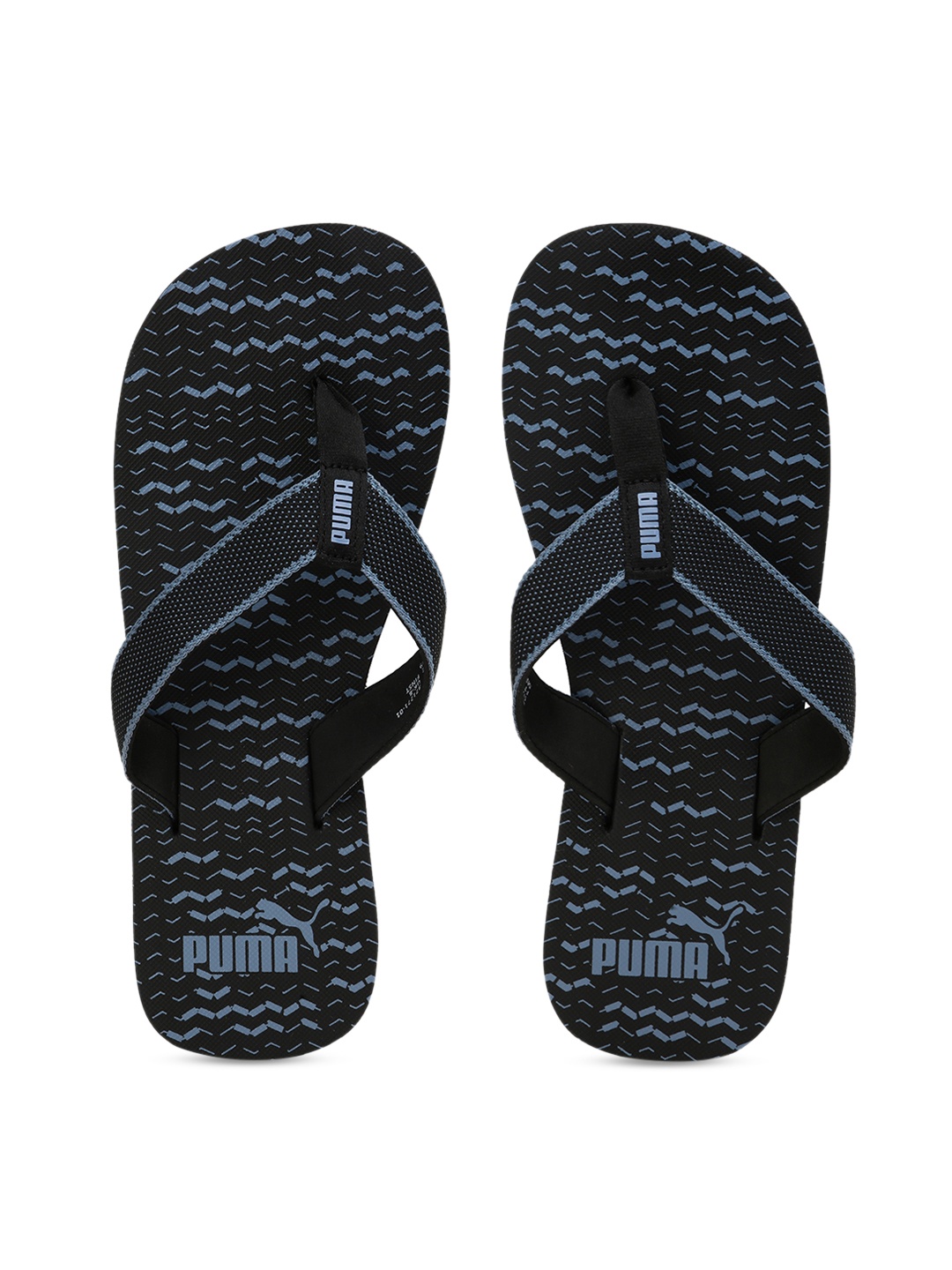 

Puma Unisex Black Printed Thong Flip-Flops