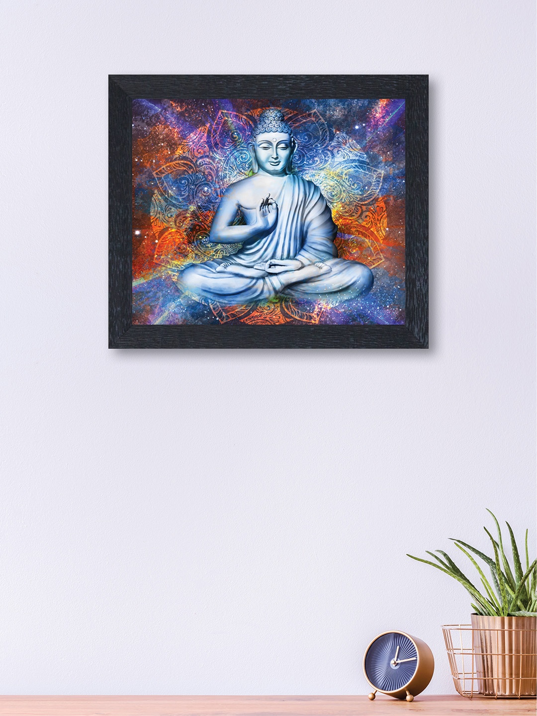 

nest ART Blue & Orange Gautam Buddha Framed Wall Art