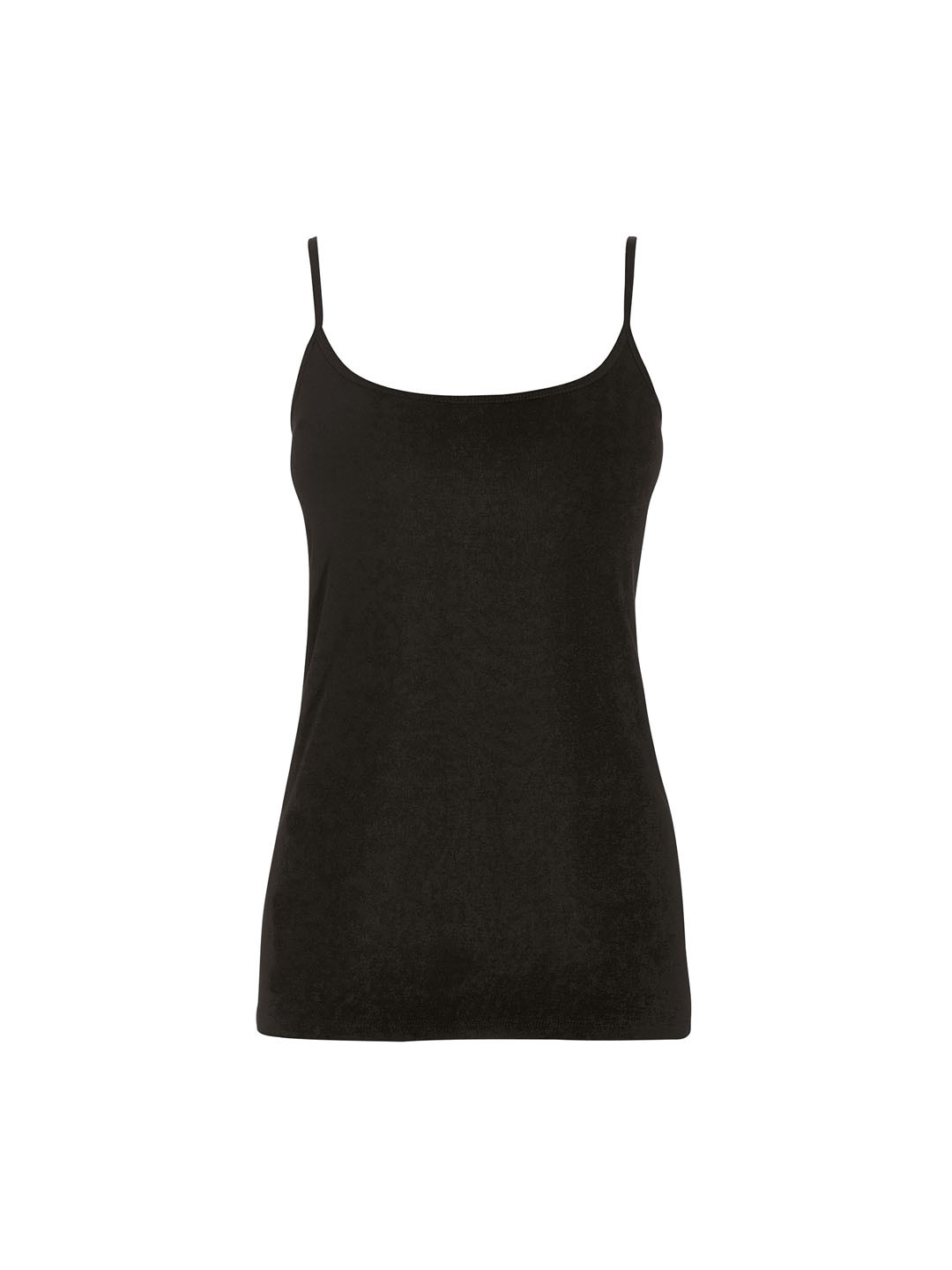 

next Women Black Solid Hip-Length Innerwear Vest