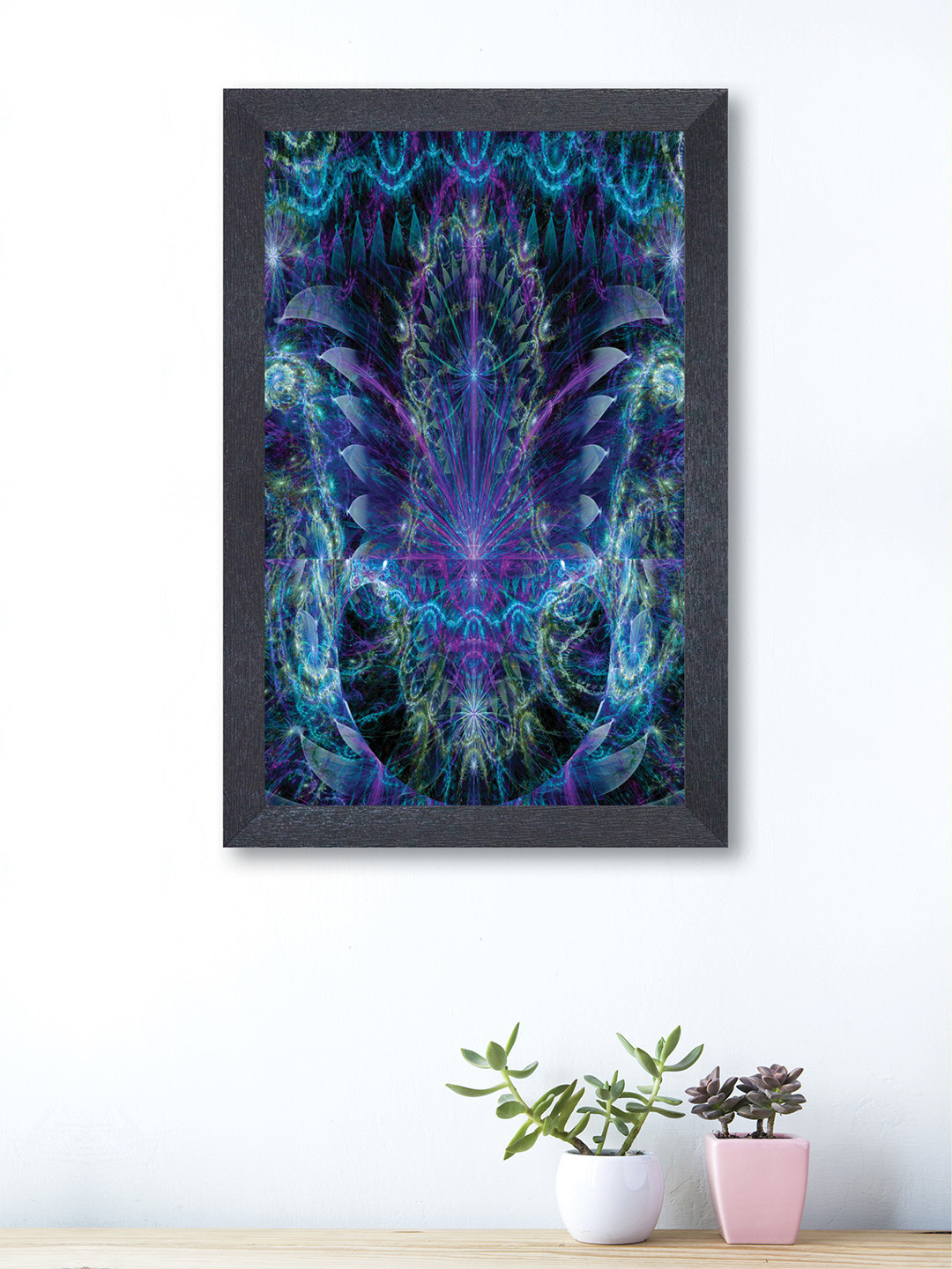 

nest ART Blue & Green Abstract Framed Wood Wall Art