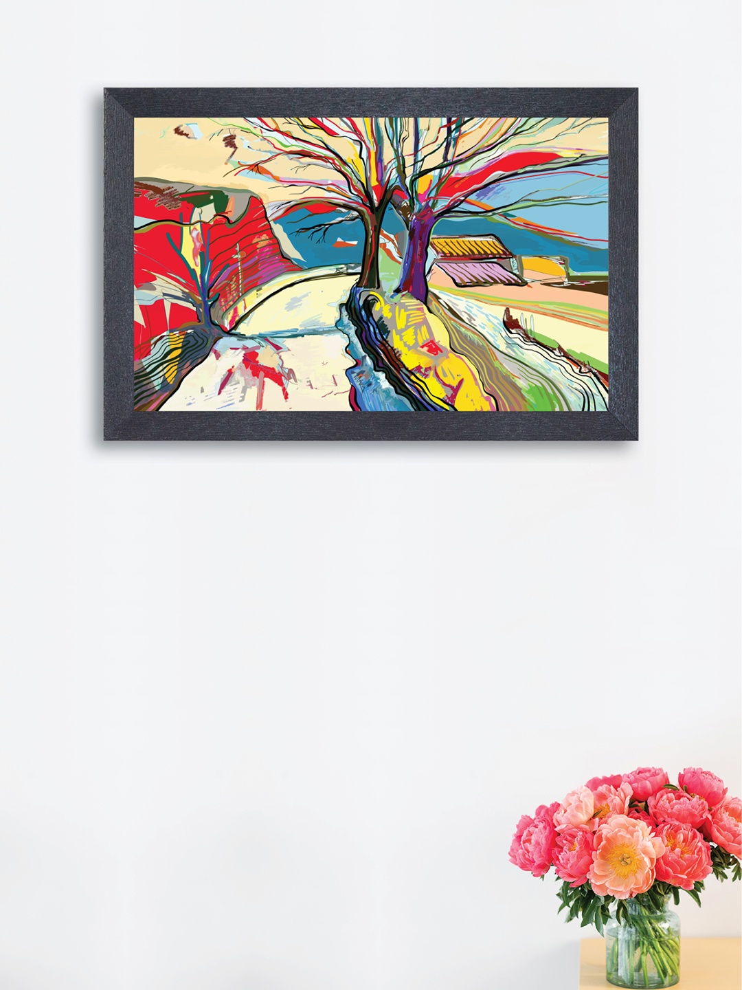 

nest ART Multicoloured Abstract Framed Painting, Multi