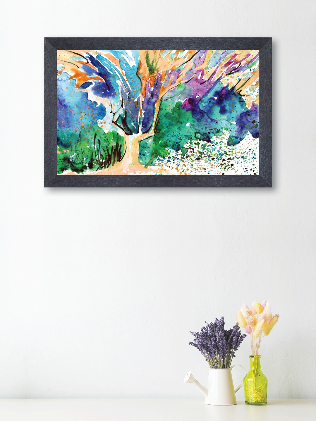 

nest ART Multicoloured Nature Framed Painting, Multi