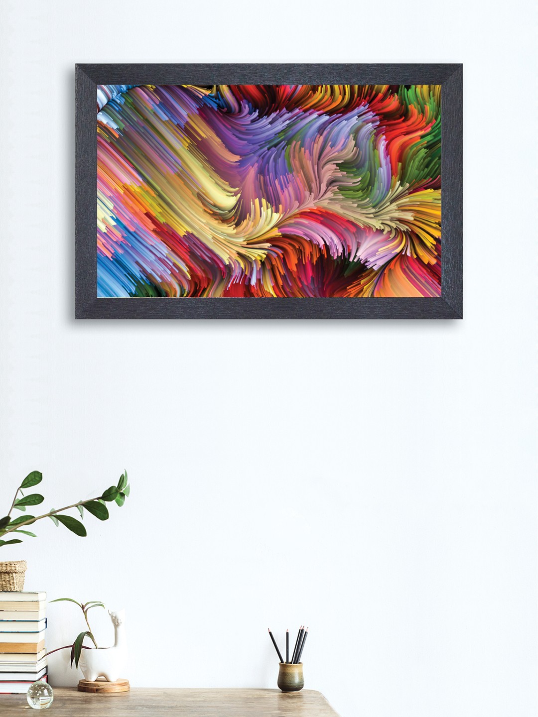 

nest ART Multicoloured Abstract Framed Painting, Multi