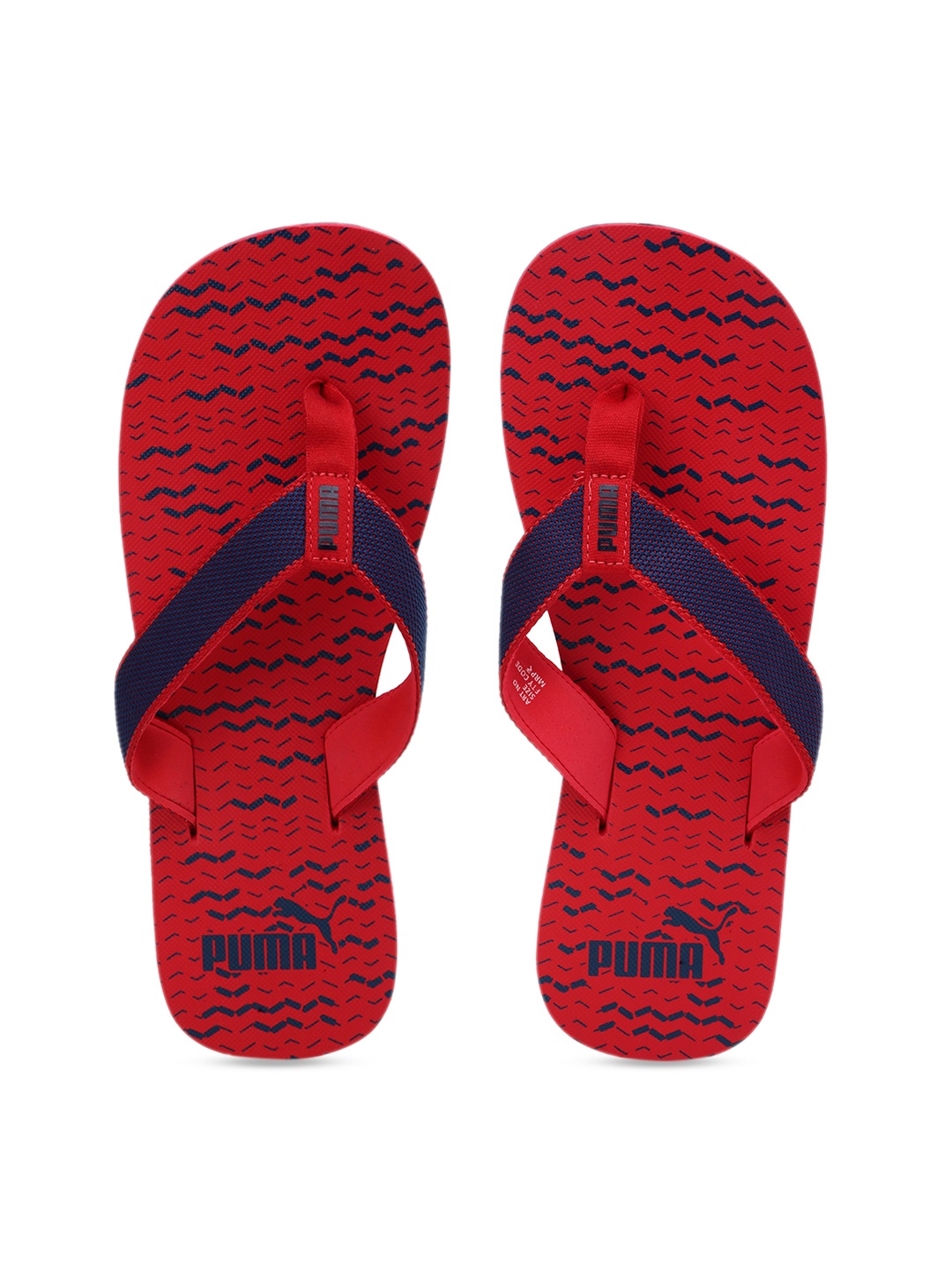 

Puma Unisex Red Printed Thong Flip-Flops