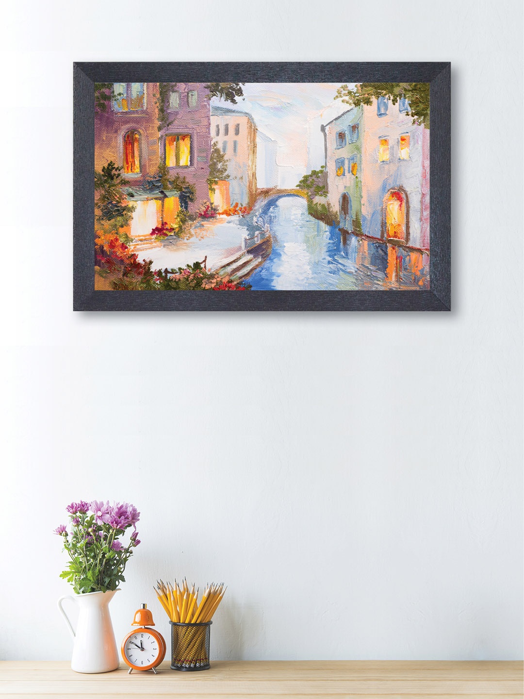 

nest ART Multicolour Landscape Framed Painting, Multi