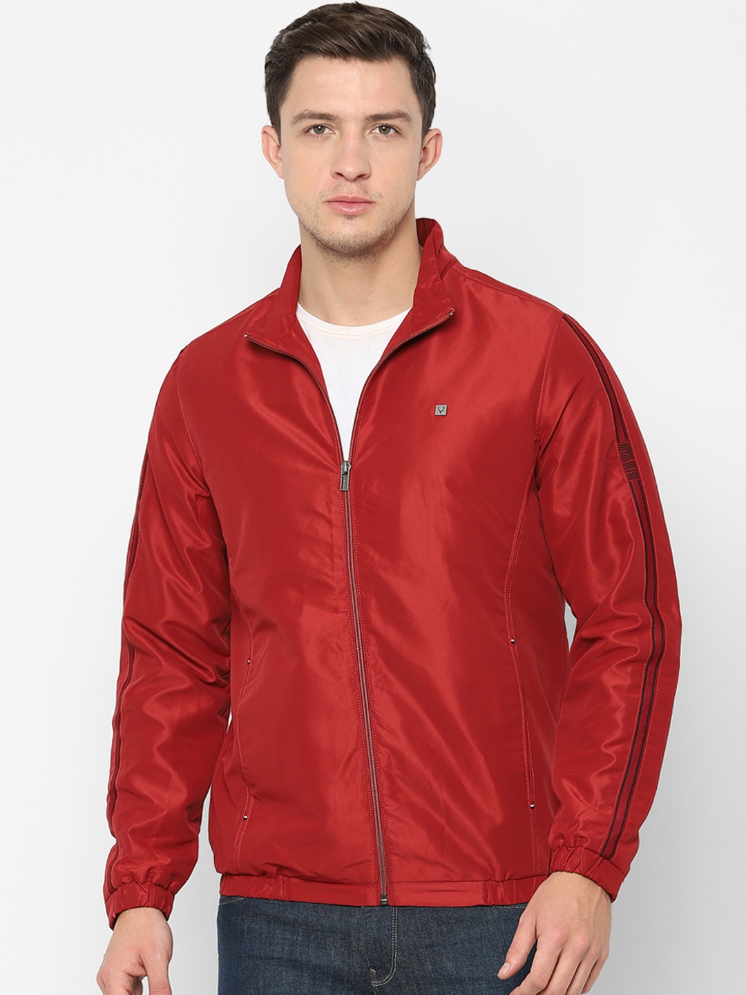 

Allen Solly Men Red Solid Padded Jacket