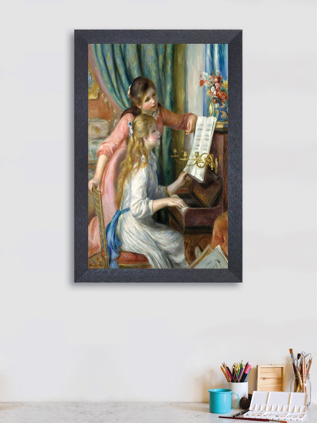 

nest ART Pink & White Framed Learning Music Wall Art
