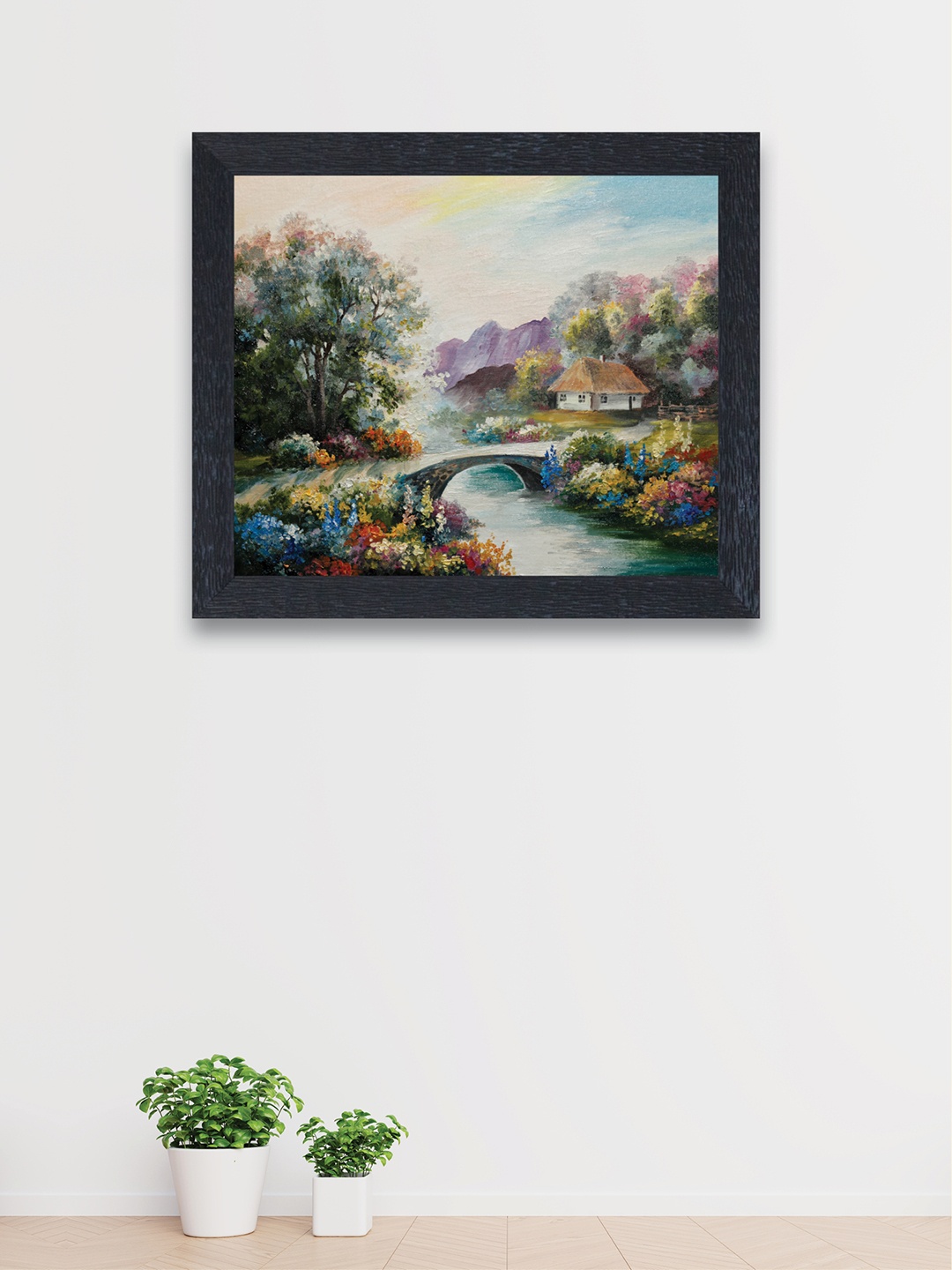 

nest ART Green & Blue Landscape Framed Wall Art