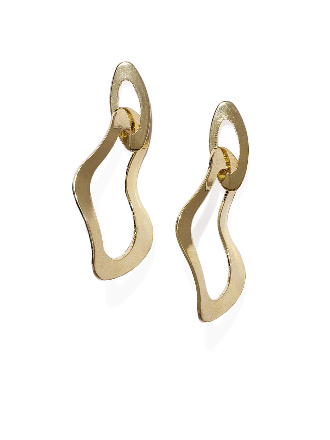 

Blisscovered Gold-Toned Quirky Drop Earrings