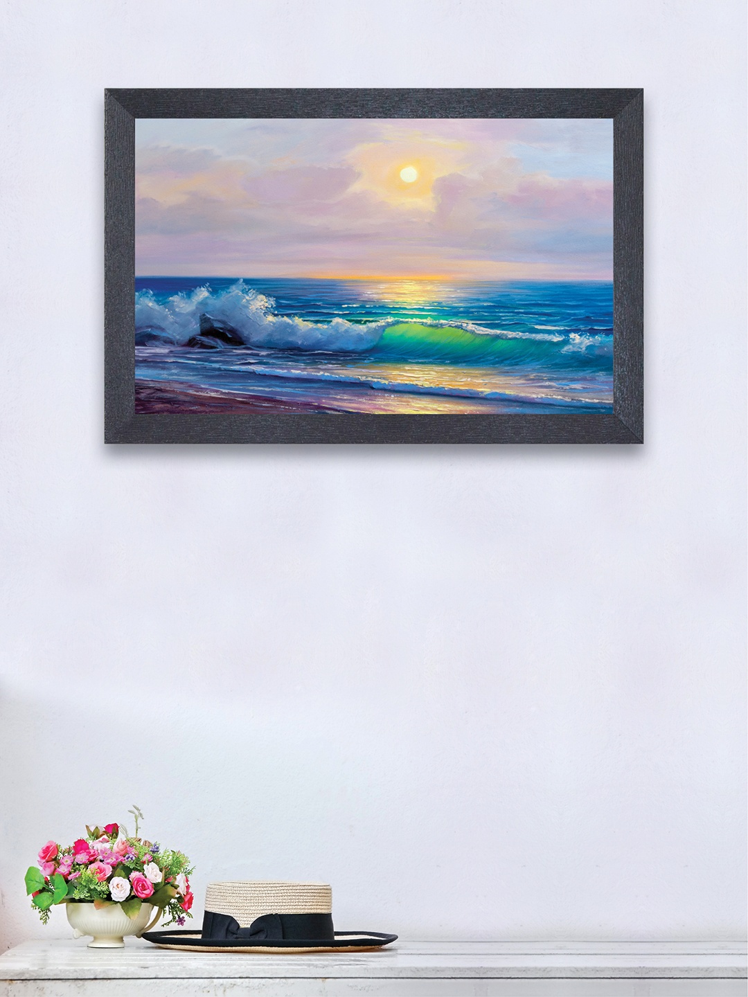 

nest ART Blue & Yellow Synthetic Wood Wall Art
