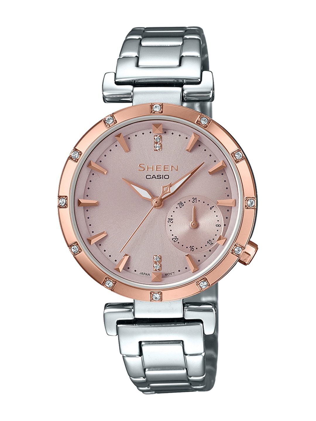 

CASIO Sheen Women Rose Gold Analogue Watch SX225 SHE-4051SG-4AUDF