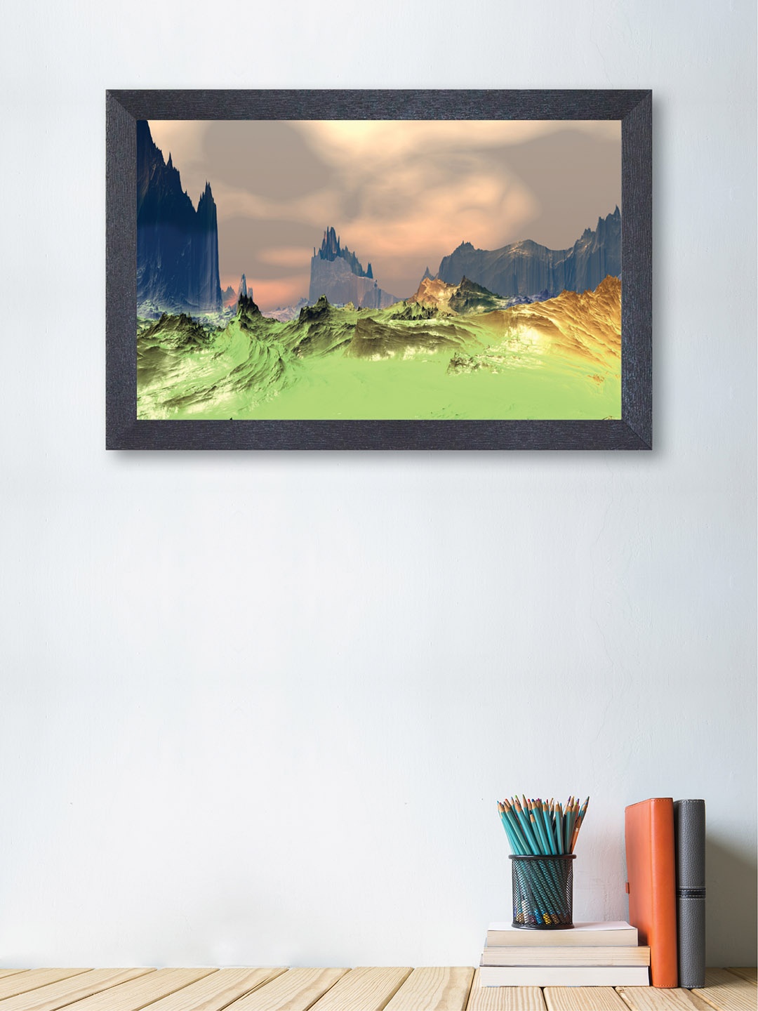 

nest ART Grey & Green Abstract Framed Wall Art