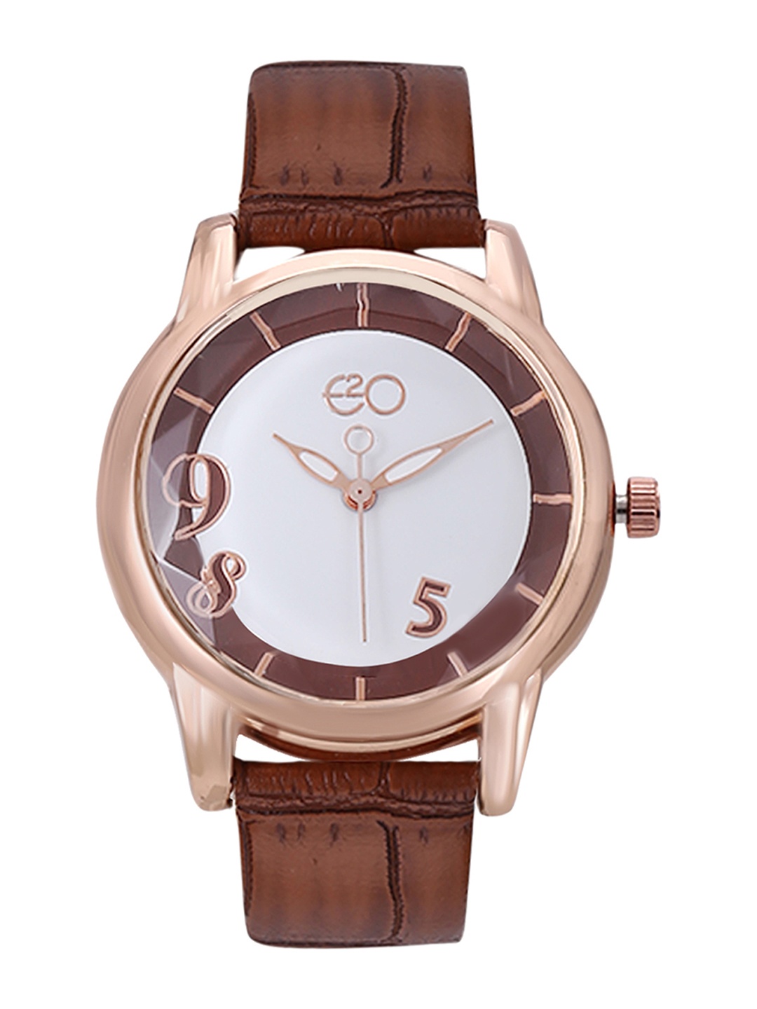 

E2O Women White Analogue Watch 5658BROWN