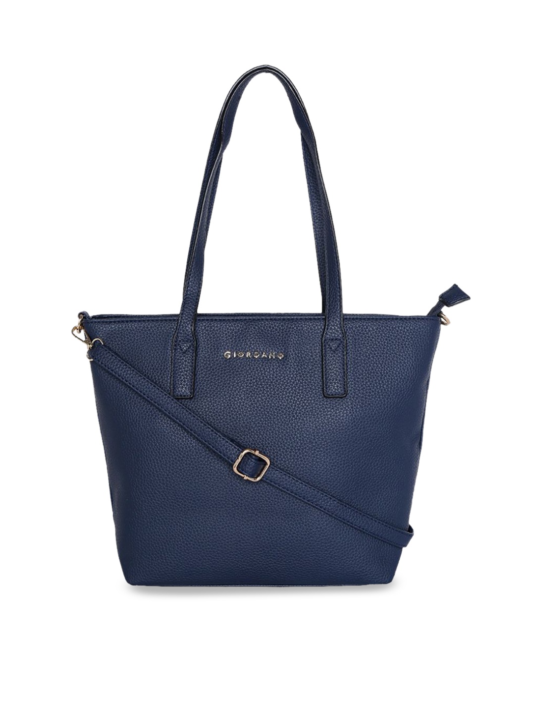 

GIORDANO Navy Blue Textured Shoulder Bag