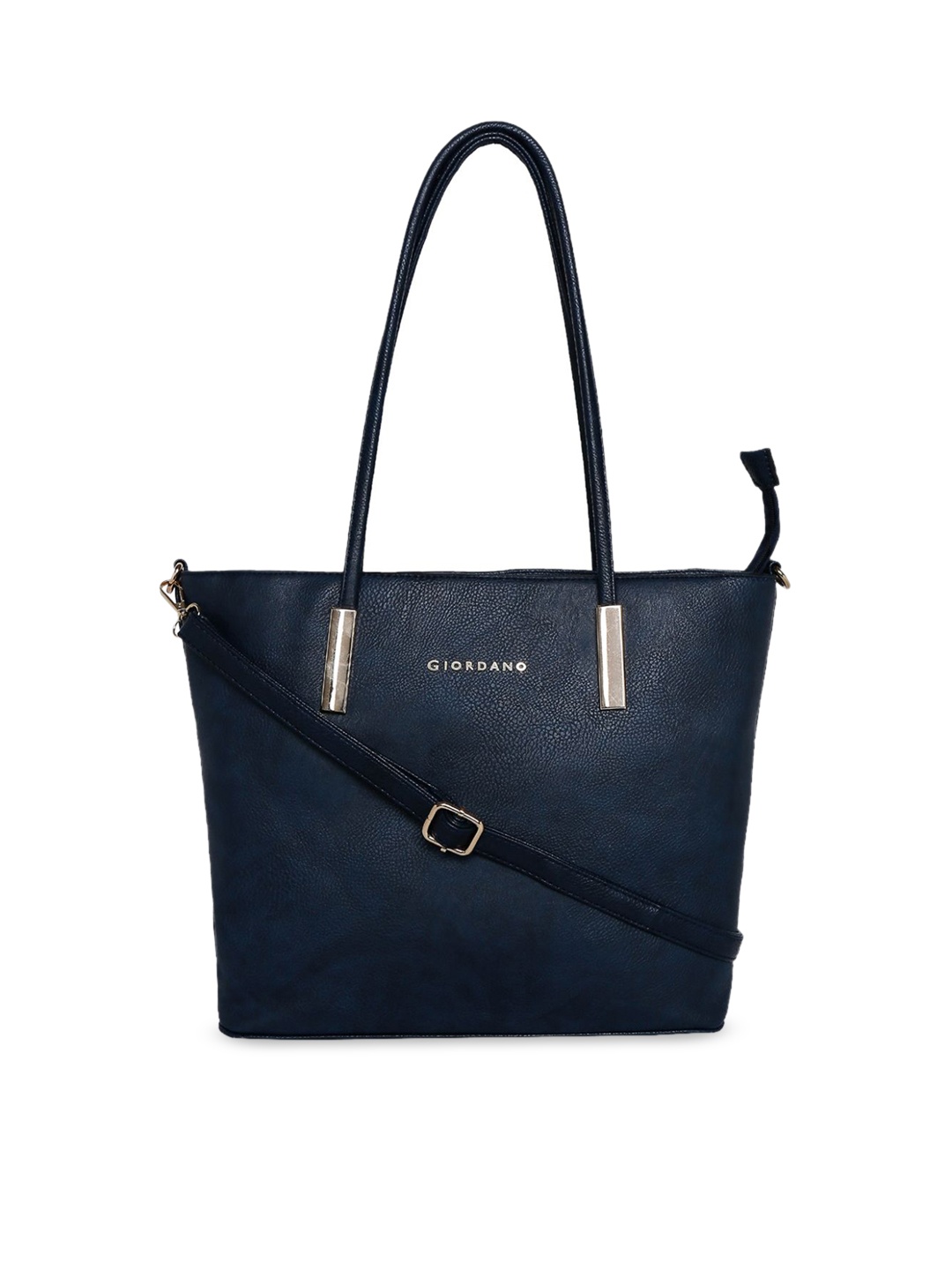 

GIORDANO Navy Blue Textured Shoulder Bag