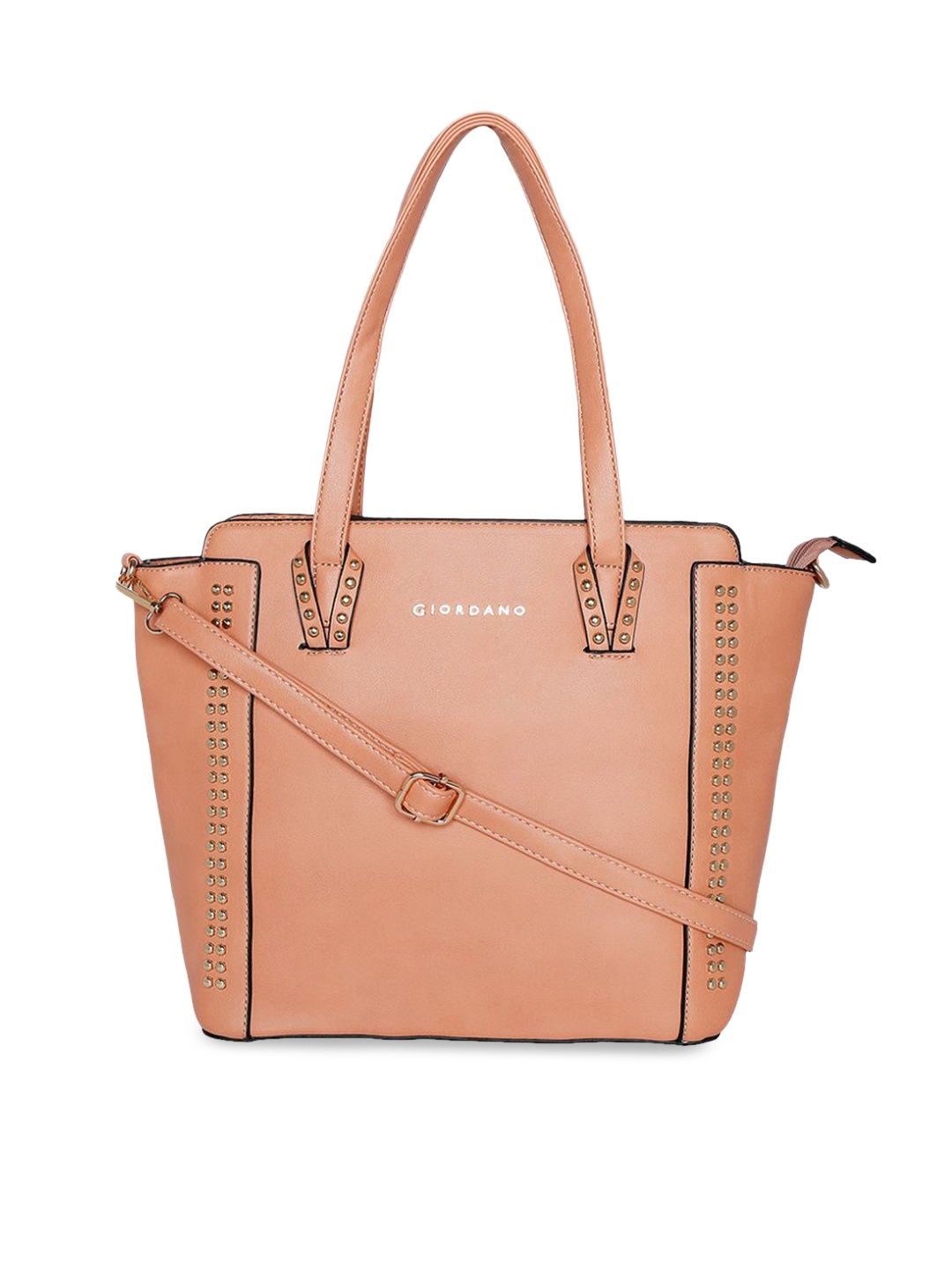 

GIORDANO Pink Solid Handheld Bag