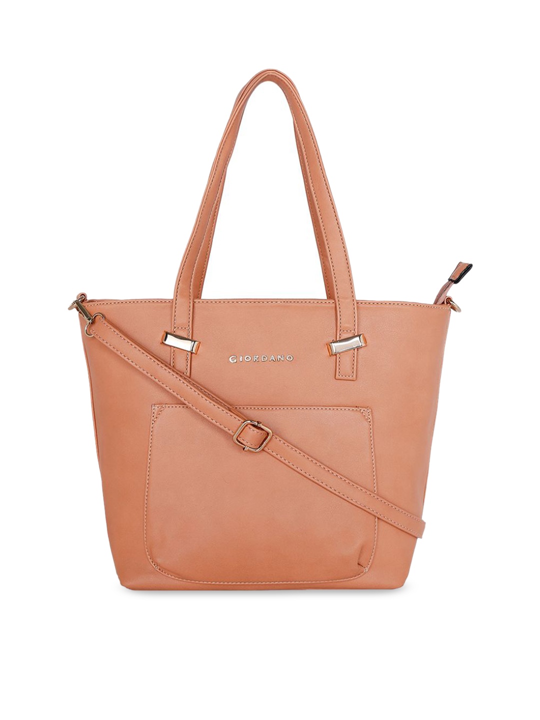 

GIORDANO Pink Solid Handheld Bag