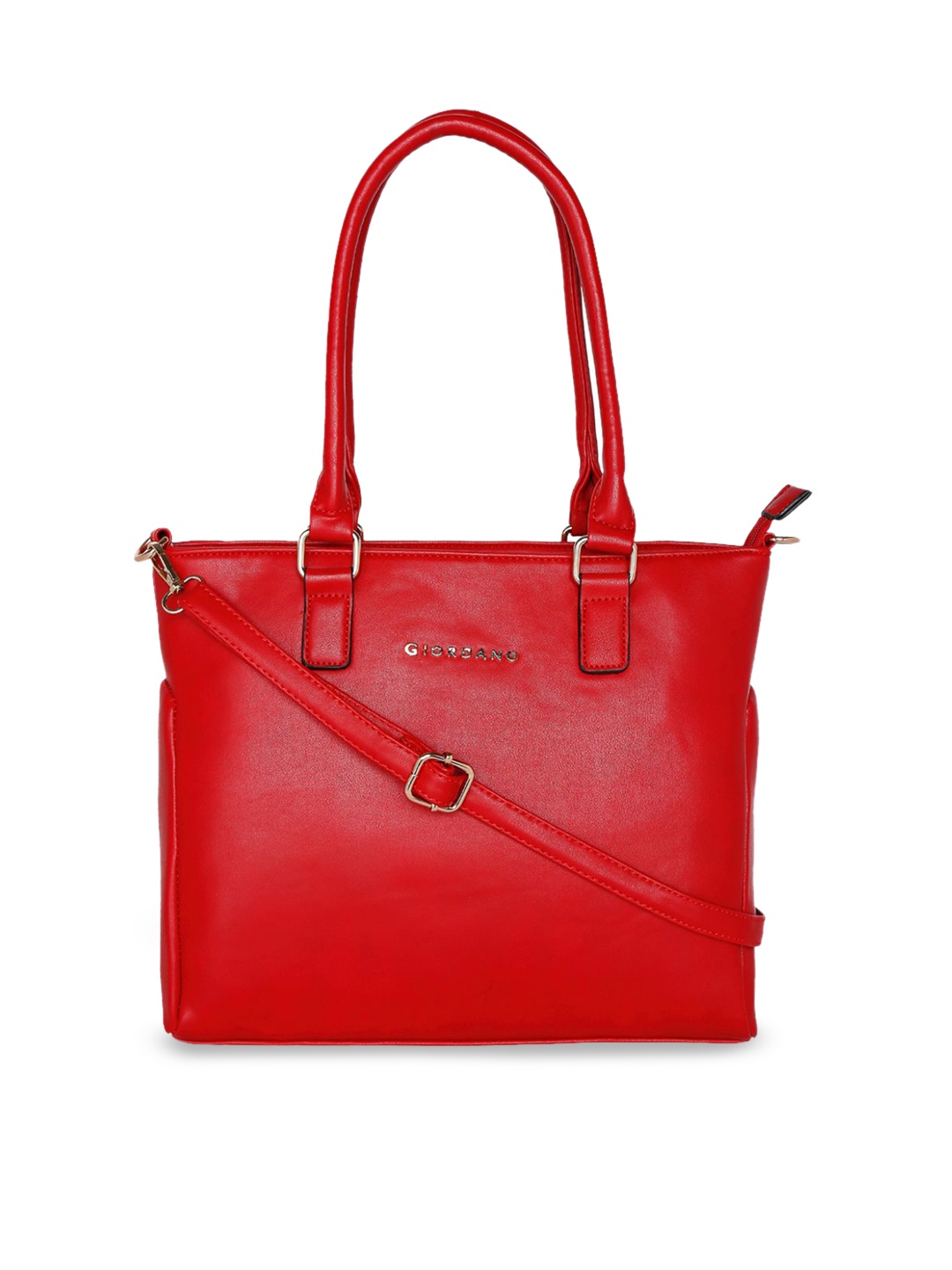 

GIORDANO Red Solid Handheld Bag