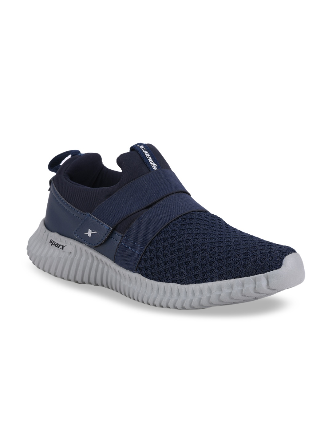 

Sparx Men Navy Blue Mesh Running Shoes