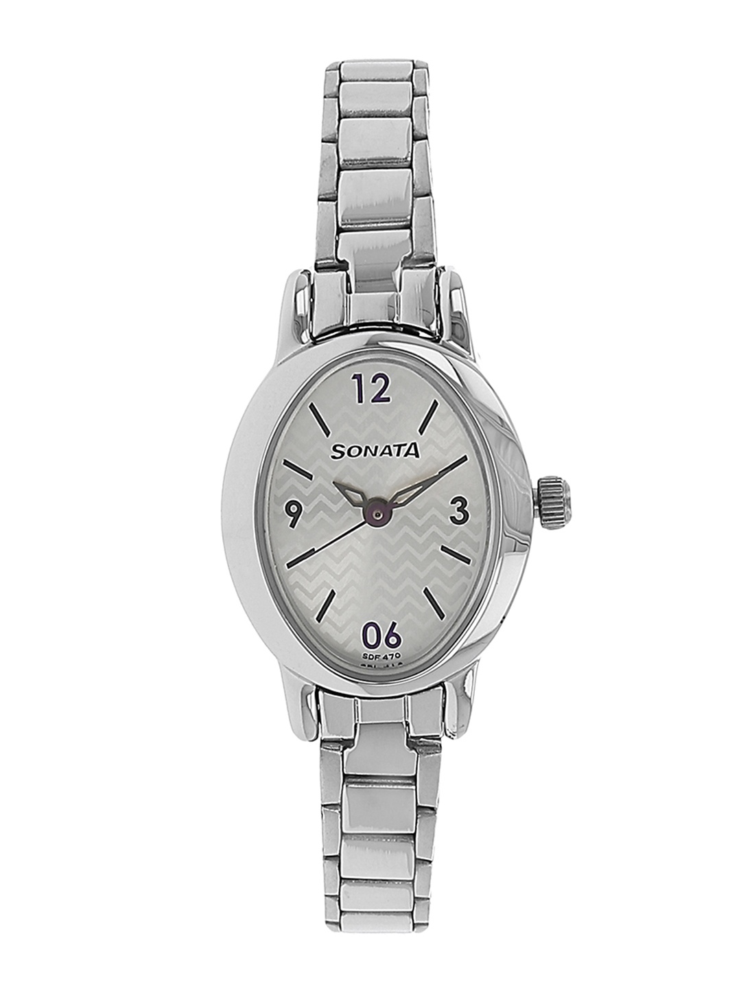 

Sonata Women Silver-Toned Analogue Watch 8100SM03