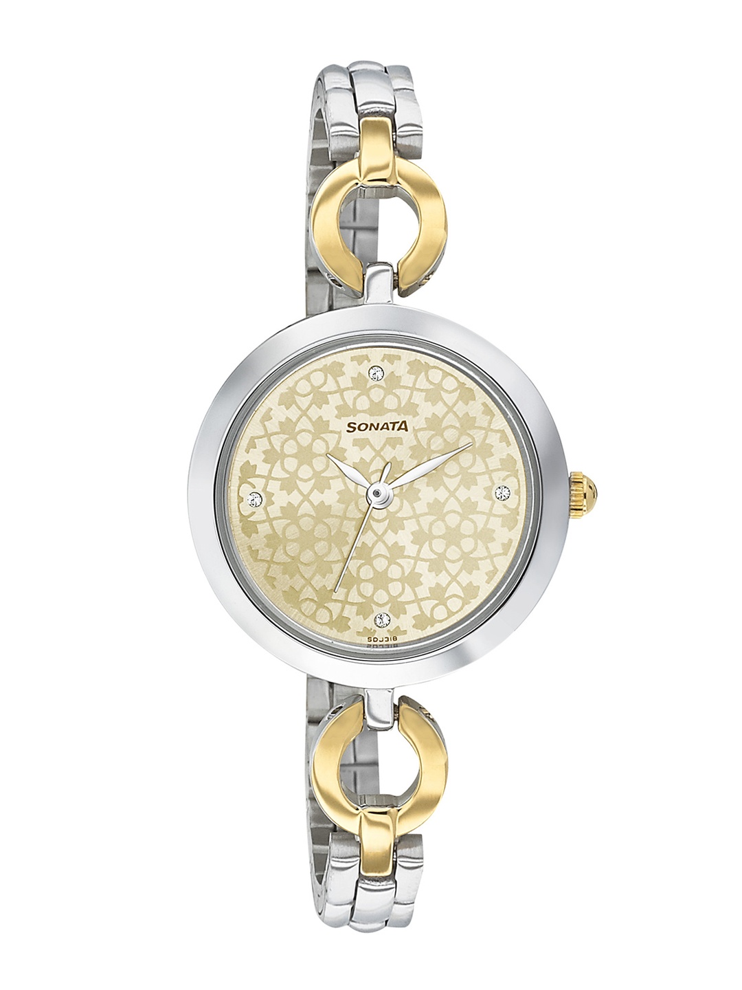 

Sonata Wedding Women Gold Analogue watch 8147BM03