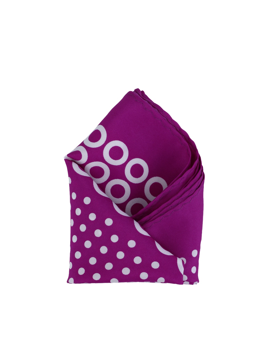 

Calvadoss Men Purple & White Printed Pocket Square
