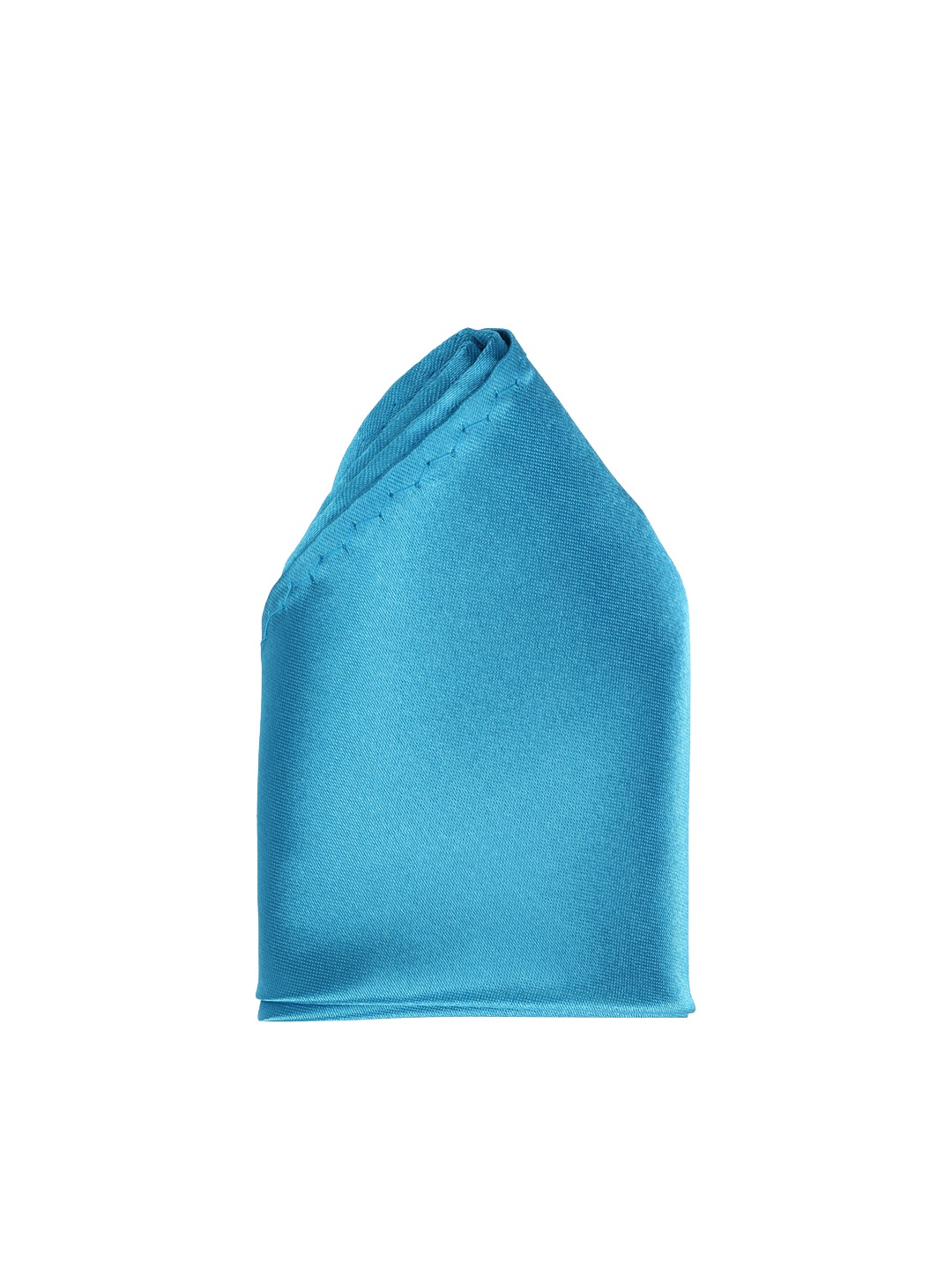 Calvadoss Men Blue Solid Pocket Square