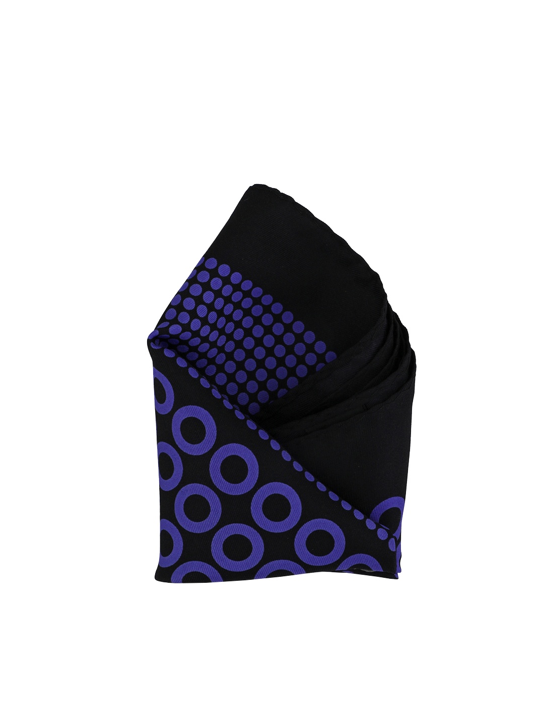 

Calvadoss Men Blue & Black Printed Pocket Square