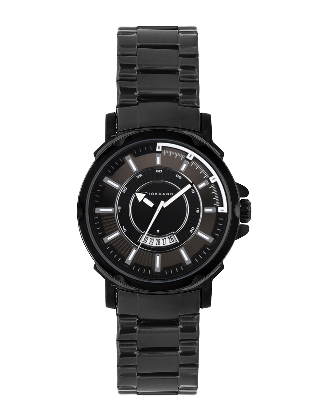 

GIORDANO Men Black Analogue Watch C1185-44