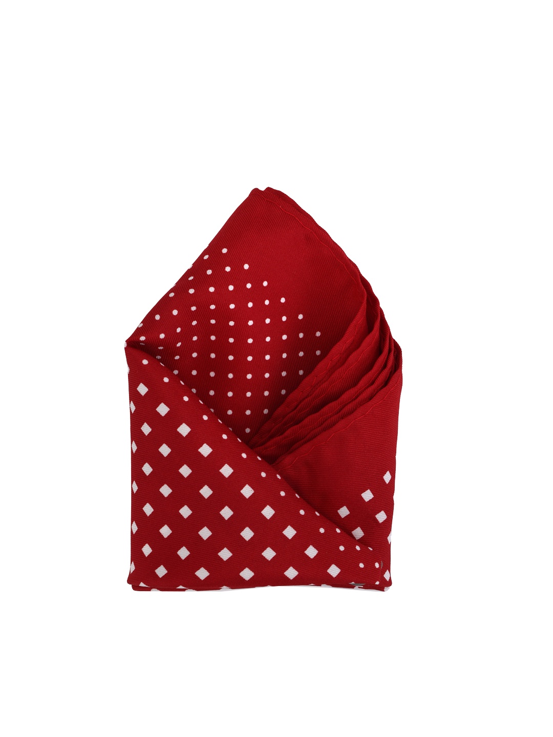 

Calvadoss Men Maroon & White Printed Pocket Square